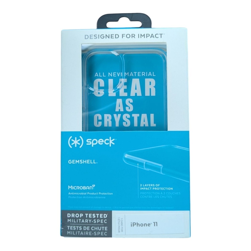 P7. Speck Gemshell Drop Tested‎ Case for Apple iPhone 11 - Clear Transparent